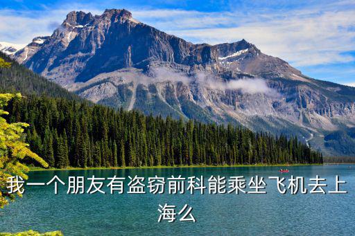 我一個朋友有盜竊前科能乘坐飛機去上海么