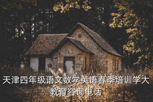 天津四年級語文數學英語春季培訓學大教育咨詢電話