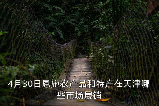 4月30日恩施農產品和特產在天津哪些市場展銷