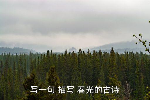 描寫春光的詩句,春暖花開!詩句賞析