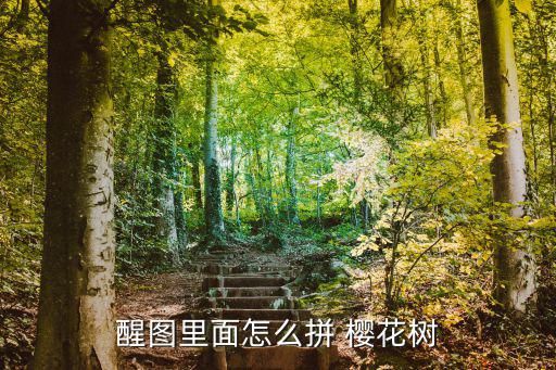 醒圖里面怎么拼 櫻花樹