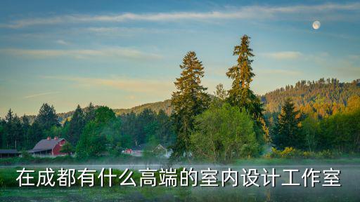 在成都有什么高端的室內設計工作室