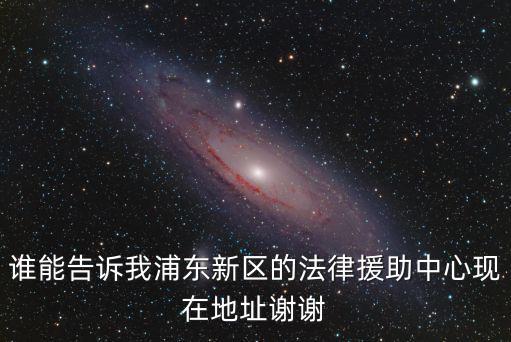 誰能告訴我浦東新區的法律援助中心現在地址謝謝