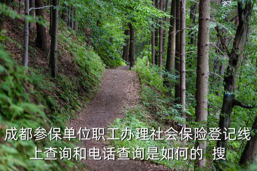 成都參保單位職工辦理社會保險登記線上查詢和電話查詢是如何的  搜