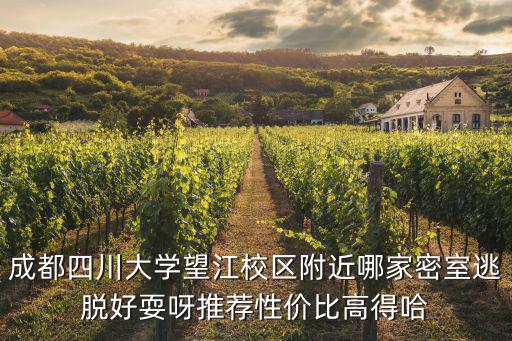 成都四川大學(xué)望江校區(qū)附近哪家密室逃脫好耍呀推薦性價(jià)比高得哈