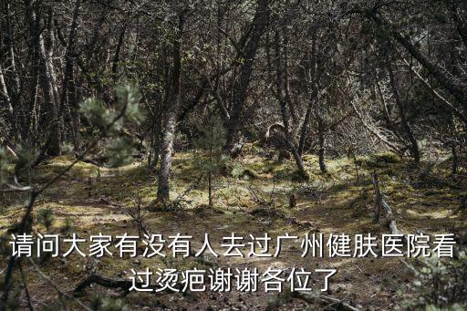 請問大家有沒有人去過廣州健膚醫(yī)院看過燙疤謝謝各位了
