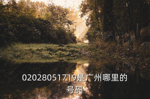 02028051719是廣州哪里的號碼