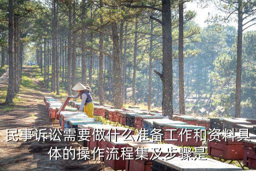 上海民事起訴流程圖，民事訴訟需要做什么準備工作和資料具體的操作流程集及步驟是