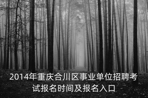 重慶市合川招考信息，2014年重慶合川區(qū)事業(yè)單位招聘考試職位表下載