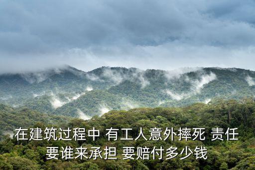 上海中心大廈摔死得工人是誰，房東包木工訂模板木工請了一個工人不幸摔死請問誰的責任最大  搜