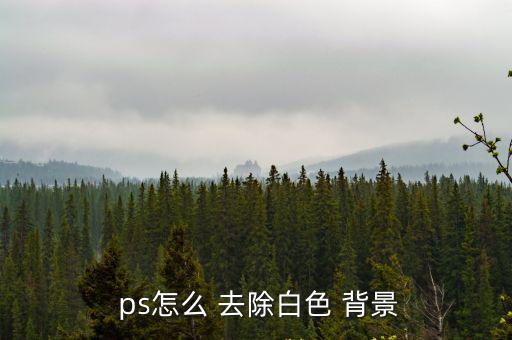 ps怎么去除背景,字符背景去除方法這里舉個例子