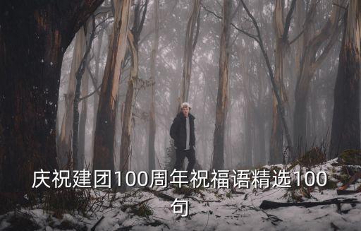 慶祝建團100周年祝福語精選100句
