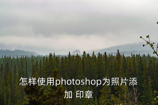 怎樣使用photoshop為照片添加 印章