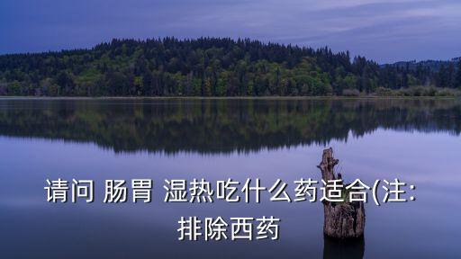 腸胃濕熱吃什么藥,中成藥和食物有助中和胃酸副作用