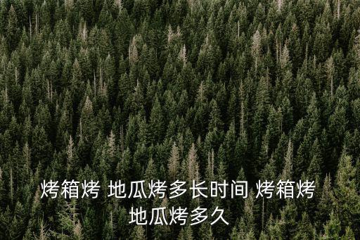  烤箱烤 地瓜烤多長時間 烤箱烤 地瓜烤多久