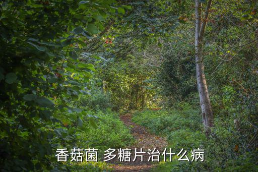  香菇菌 多糖片治什么病