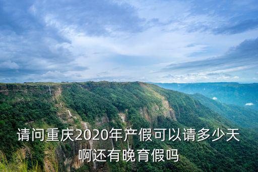 請問重慶2020年產假可以請多少天啊還有晚育假嗎