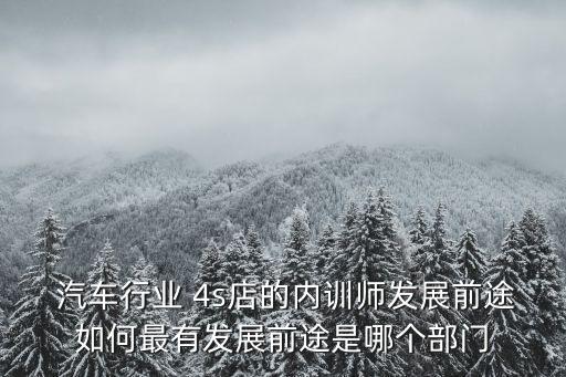 汽車4s店培訓,汽車維修新標準!行業內最高端維修職位