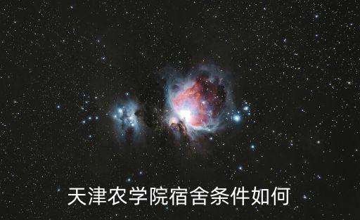 天津農學院宿舍條件如何