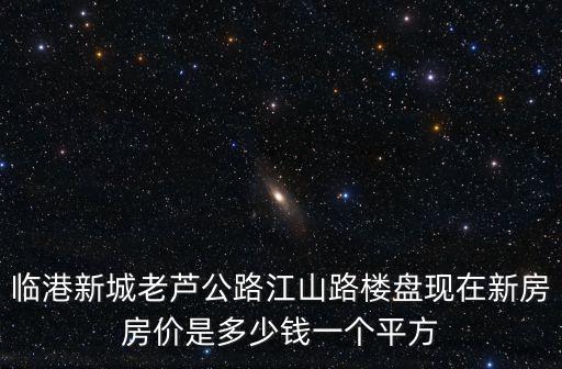 臨港新城老蘆公路江山路樓盤現(xiàn)在新房房價是多少錢一個平方