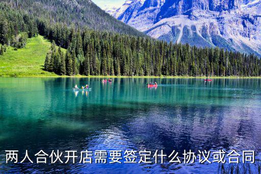 二人合伙協議合同，兩人合伙辦廠怎樣簽合同合同的詳細內容該咋寫