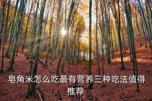 皂角米怎么吃,吃多了不好!皂角米營養豐富好處多