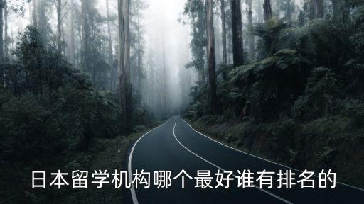 日本留學機構(gòu)哪個最好誰有排名的