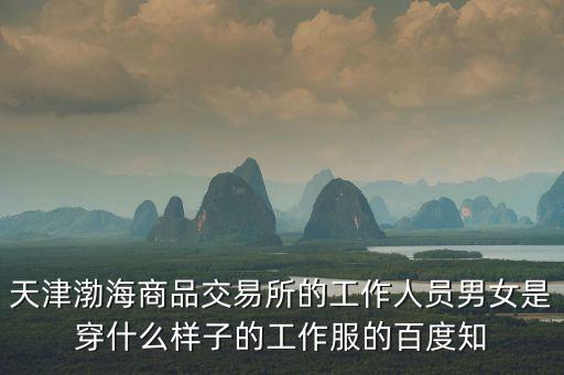 天津渤海商品交易所的工作人員男女是穿什么樣子的工作服的百度知