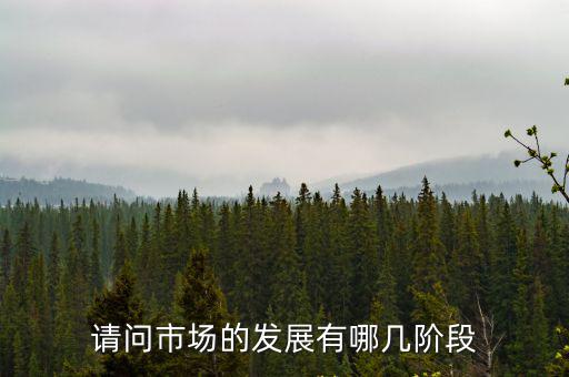 請問市場的發展有哪幾階段