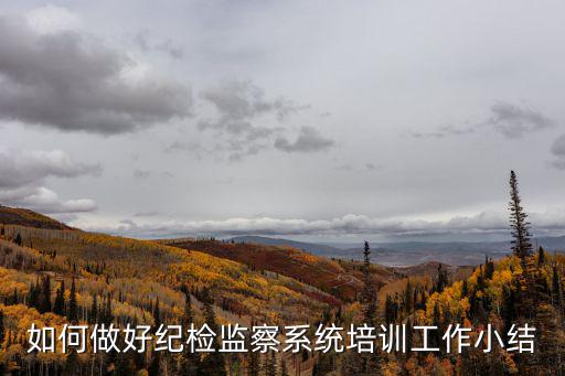 紀(jì)檢工作匯報，如何做好紀(jì)檢監(jiān)察系統(tǒng)培訓(xùn)工作小結(jié)