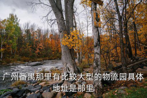 廣州番禺那里有比較大型的物流園具體地址是那里
