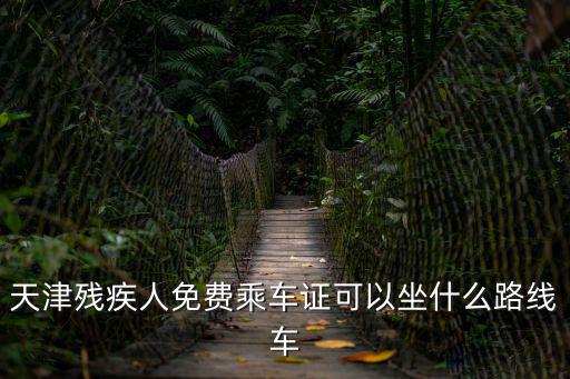 天津殘疾人免費乘車證可以坐什么路線車