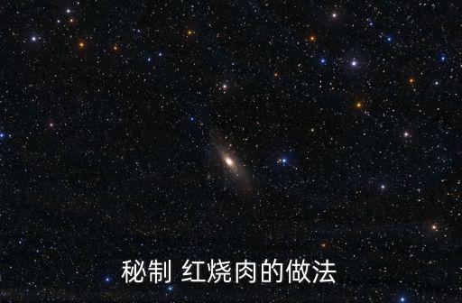 秘制 紅燒肉的做法