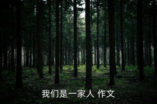 我們是一家人 作文