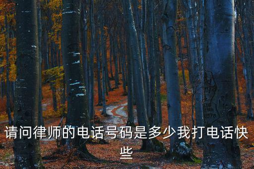 溧水律師電話號(hào)碼多少，律師的電話號(hào)碼是多少