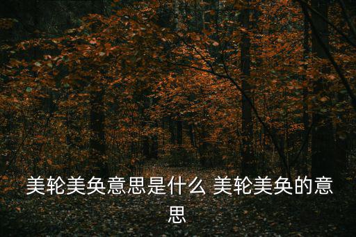  美輪美奐意思是什么 美輪美奐的意思