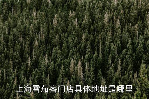 上海雪茄客門店具體地址是哪里