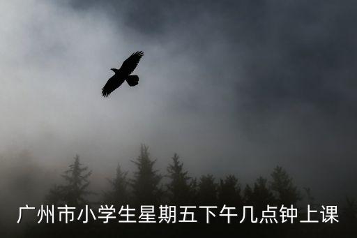 廣州小學(xué)生網(wǎng)上怎么上課，廣州市小學(xué)生星期五下午幾點(diǎn)鐘上課