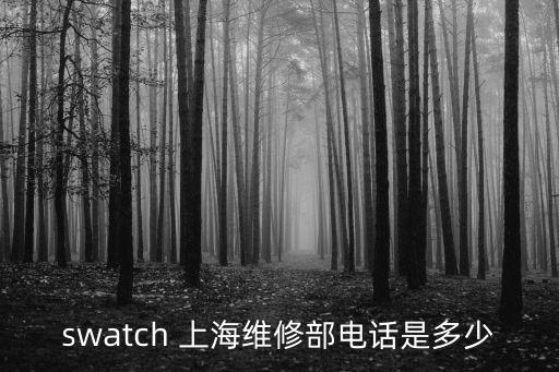swatch 上海維修部電話是多少