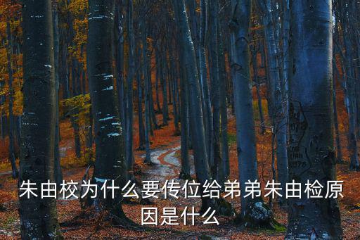 朱由校,朱由檢繼任在情理之中嗎?