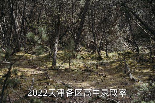2022天津各區高中錄取率