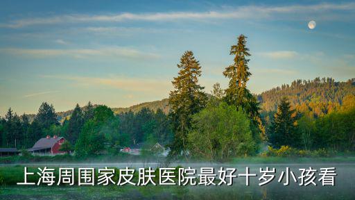 上海周圍家皮膚醫院最好十歲小孩看