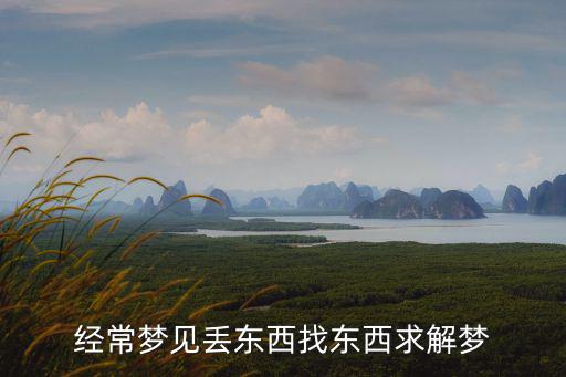 經常夢見丟東西找東西求解夢
