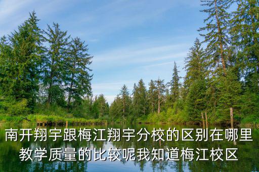 天津市梅江高中和翔宇高中哪個好，天津市南開翔宇中學梅江校區高中與河東區102 中哪個好