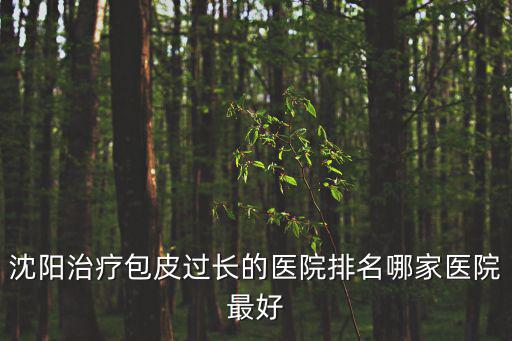沈陽治療包皮過長的醫(yī)院排名哪家醫(yī)院最好