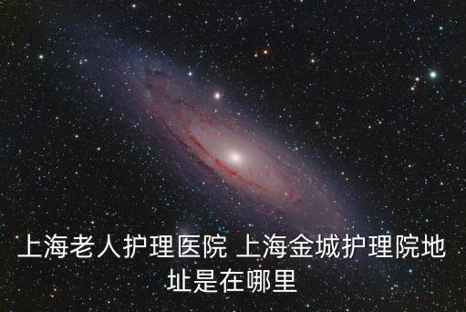 上海老人護理醫院 上海金城護理院地址是在哪里