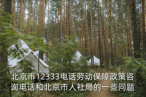北京勞動咨詢免費熱線，北京勞動監察局電話多少