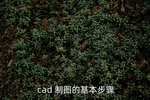  cad 制圖的基本步驟