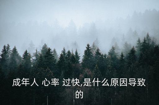 心率過快的原因,心臟功能不全和射血效率降低是什么原因造成?