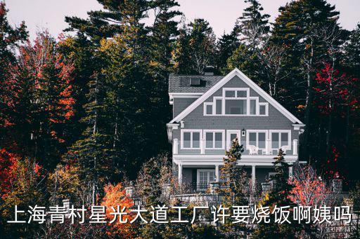 上海青村星光大道工廠許要燒飯啊姨嗎